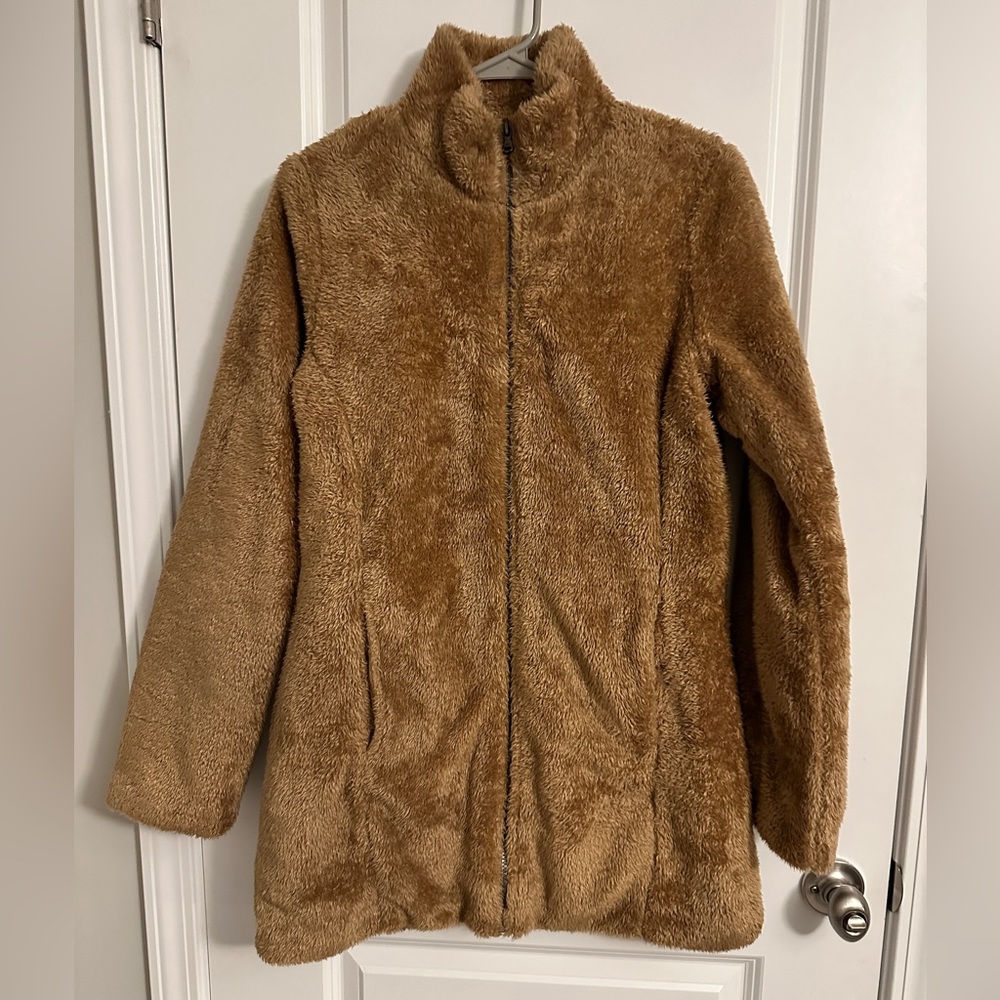 G.H Bass Co Women’s Sherpa Zip Up Jacket with Pockets Size Small
